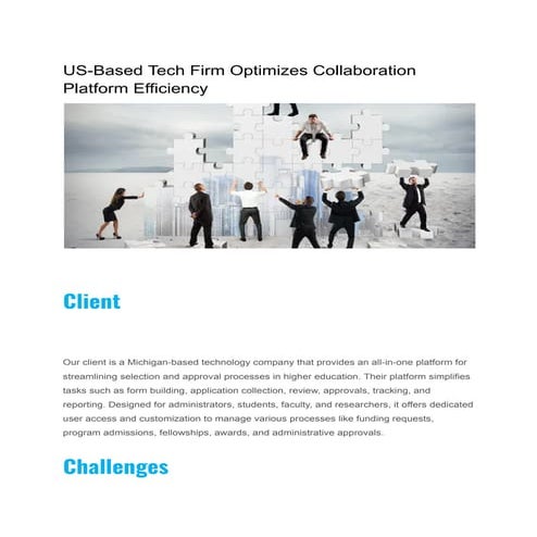 US-Based Tech Firm Optimizes Collaboration Platform Efficiency.pdf