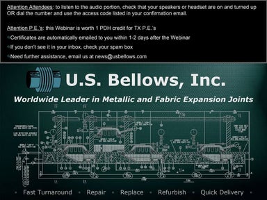 U.S. Bellows Expansion Joints In-Depth Webinar