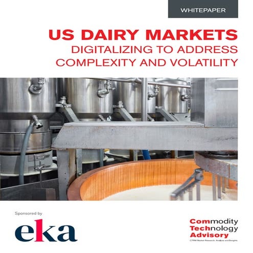 US Dairy Markets – Digitalizing to address complexity and volatility