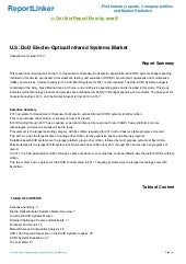 
U.S. DoD Electro-Optical/Infrared ...