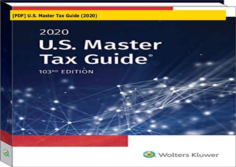 [PDF] U.S. Master Tax Guide (2020)
