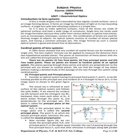 geometrical optics | PDF