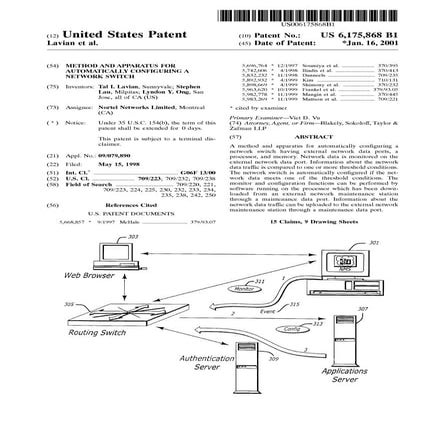 Method and apparatus for automatically configuring a network switch
