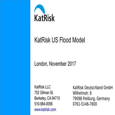 KatRisk SpatialKat US Flood Model