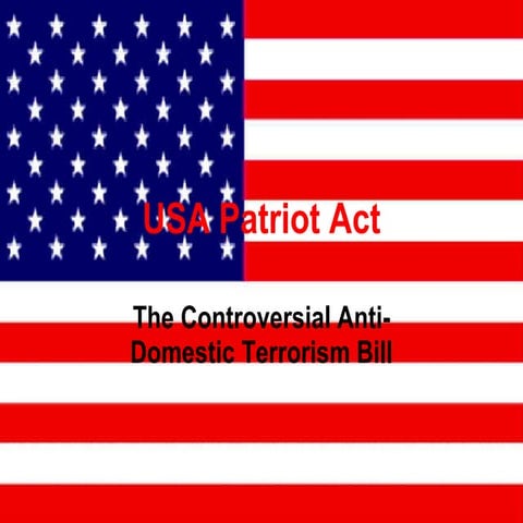 Usa Patriot Act