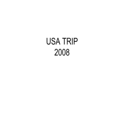 USA TRIP