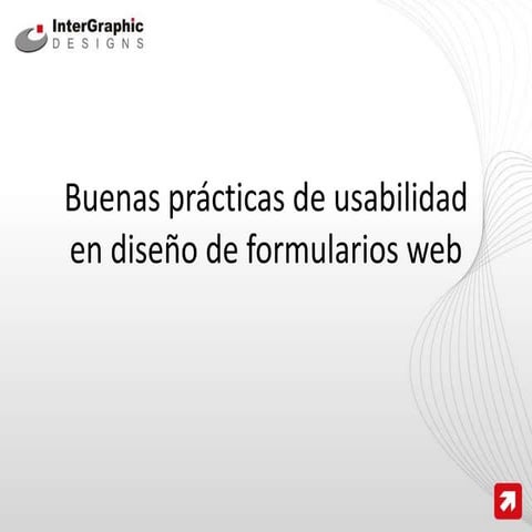 Buenas prácticas de usabilidad en el diseño de formularios web