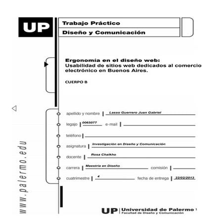 Usabilidad de sitios web dedicados al comercio electrónico en buenos aires