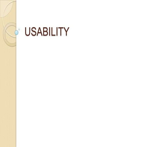 Usability