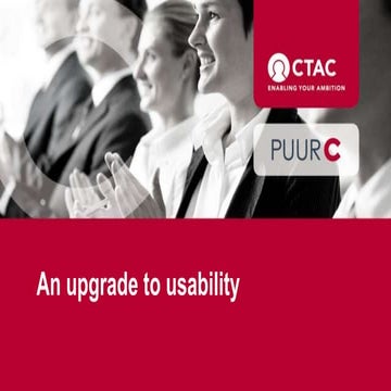 UX - Usability - business client