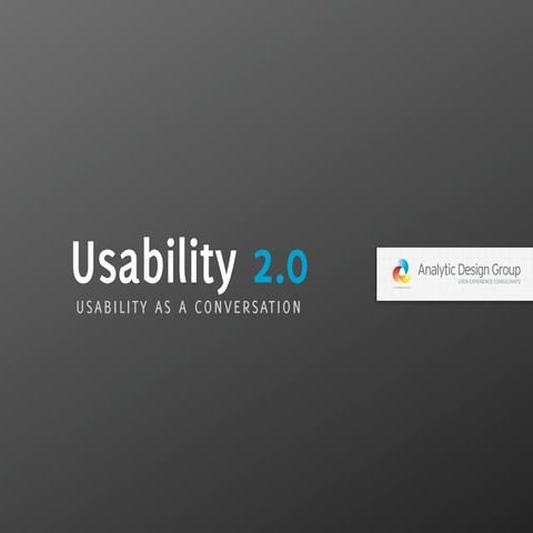Usability 2.0