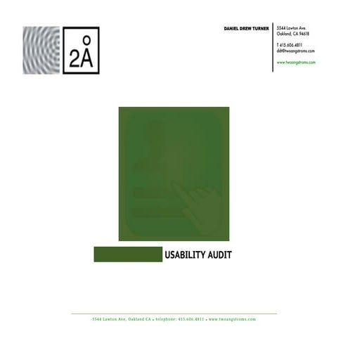 Mobile application usability audit