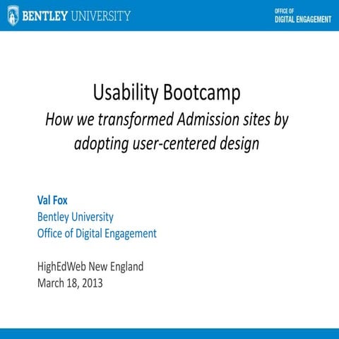 Usability bootcamp 3 18-13 high edweb ne-final
