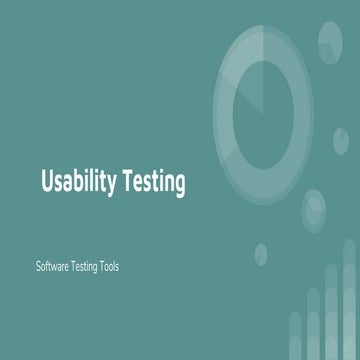  Usability testing