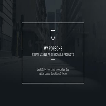 Usability Testing | Sneak Peak