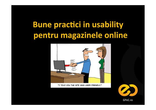 Usability webinar GPEC - Gomag