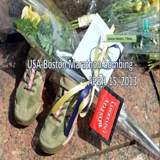 USA- Boston Marathon bombing - Apri...