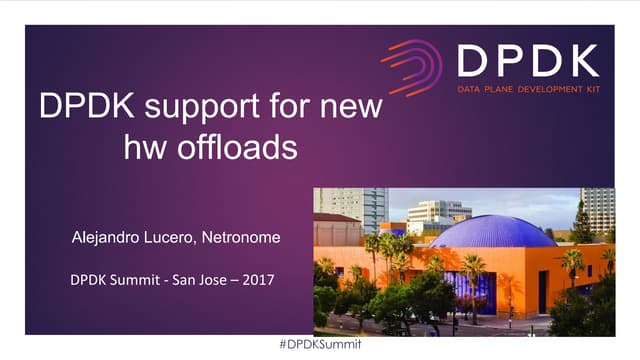 DPDK Support for New HW Offloads