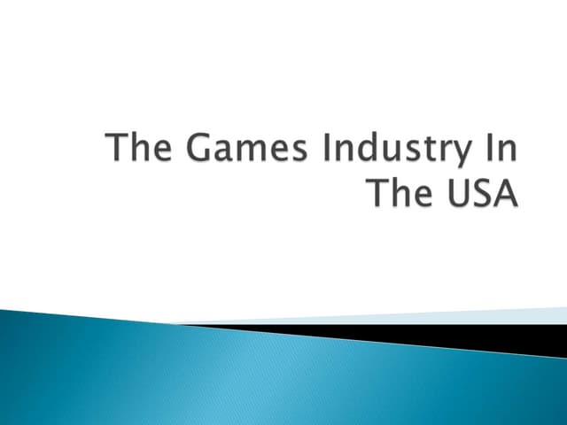 Usa games industry