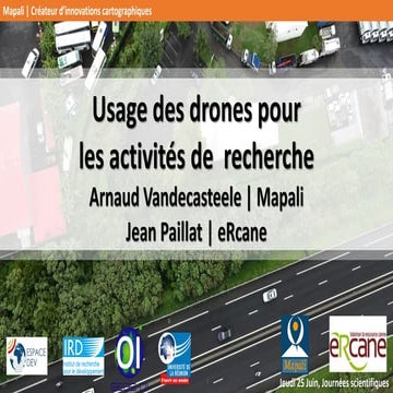 Usage des drones pour les activités de recherche | PDF