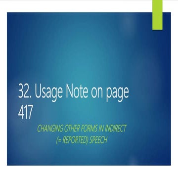 Usage note 22 on page 417