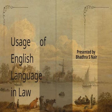 The Role and Impact of English Language in Legal Systems and Judgments ...
