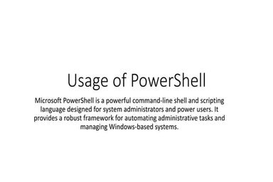 Usage of PowerShell.pptx