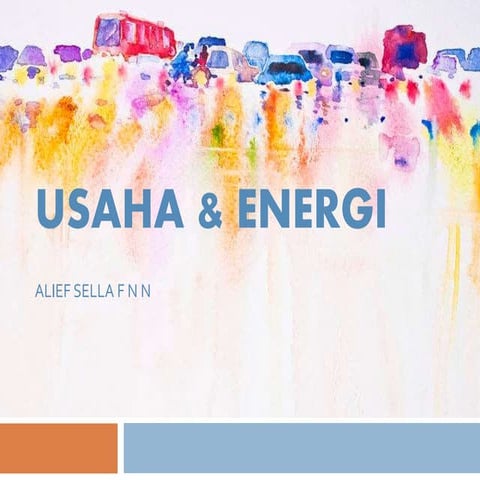 Usaha dan energi