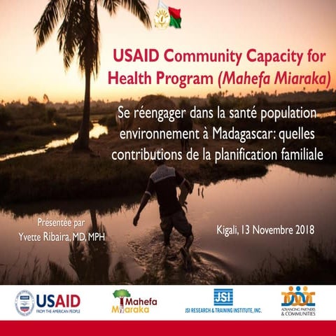 Se réengager dans la Santé Population Environnement à Madagascar: Quelles con...