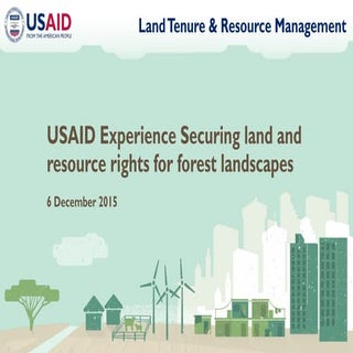 Usaid experience securing land and ...