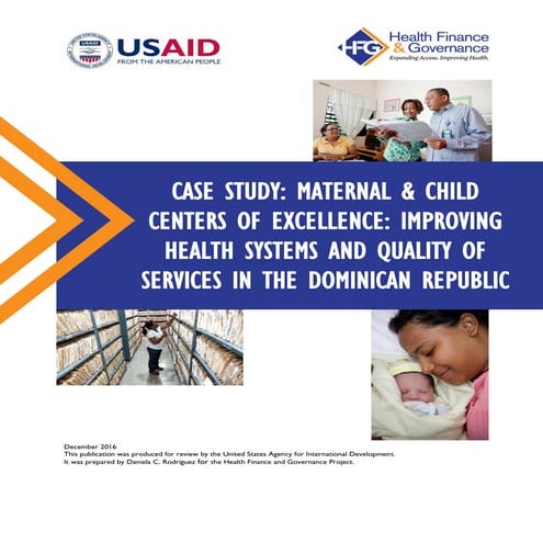 Case study: Maternal & Child Centers of Excellence: Improving health systems ...