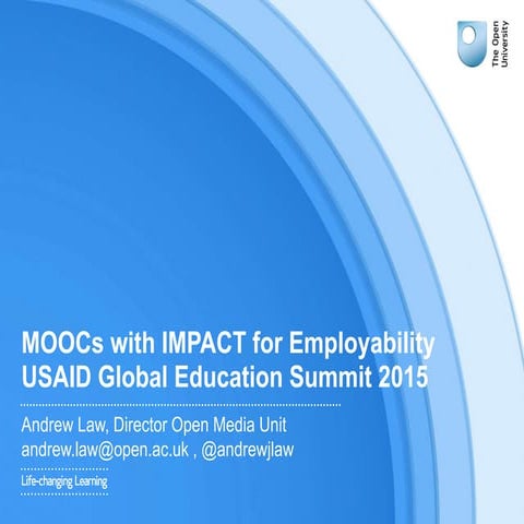USAID: Open University and MOOCs for employability