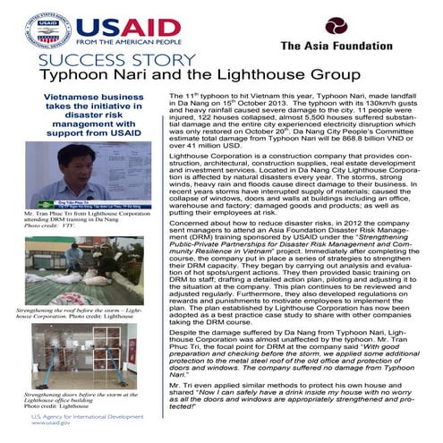 Usaid success story lighthouse