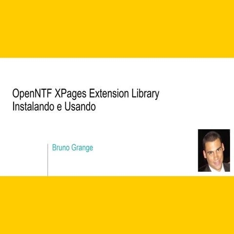 Instalando e usando a XPages Extension Library para IBM Designer - extlib (Portuguese)
