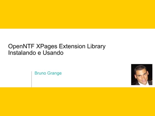 Instalando e usando a XPages Extension Library para IBM Designer - extlib (Po...