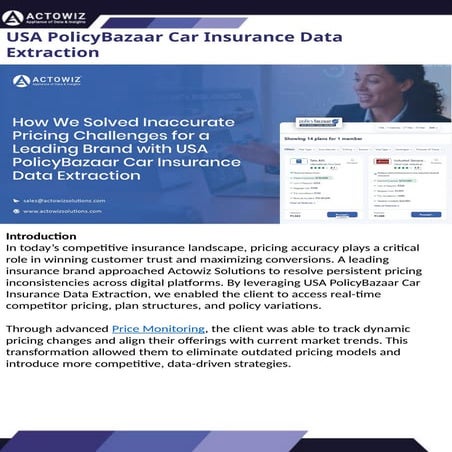 USA PolicyBazaar Car Insurance Data Extraction.pptx