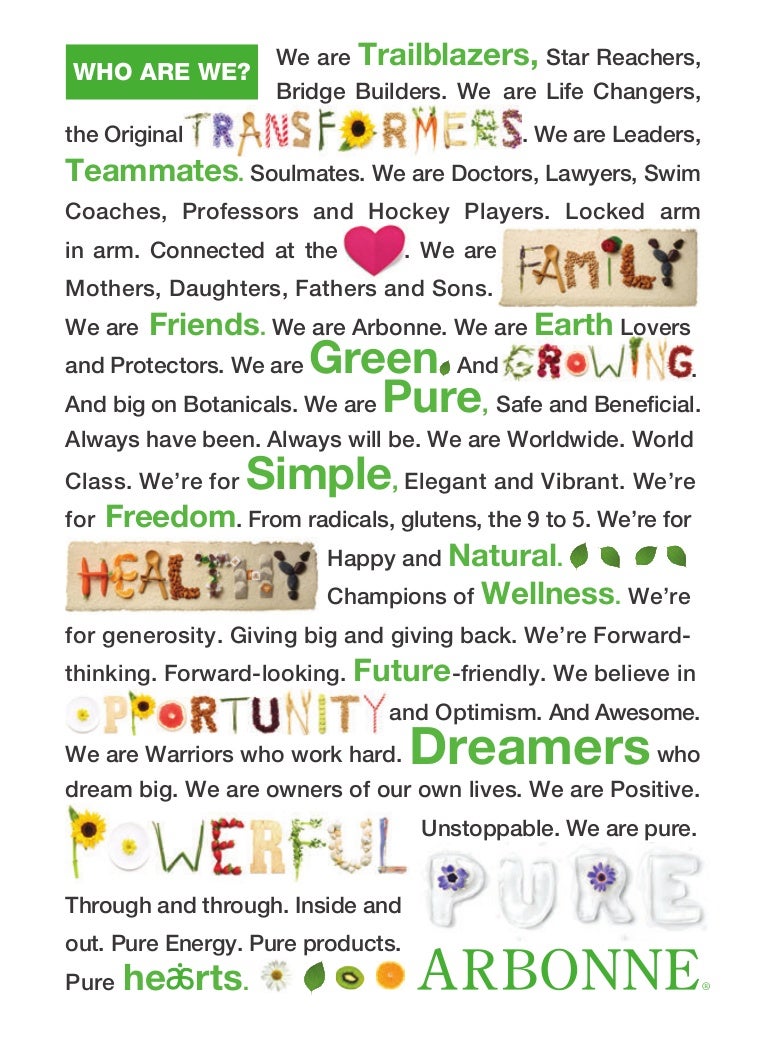 Arbonne US Catalog 2015