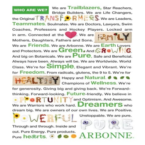 Arbonne US Catalog 2015