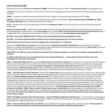 Usa revision until 1963