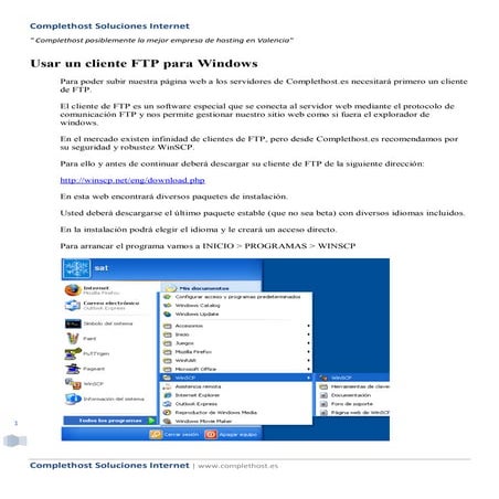 Manual de cofiguracion cliente ftp filezilla | PDF