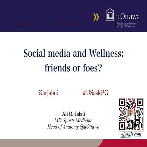 Social media and Wellness: friends or foes?