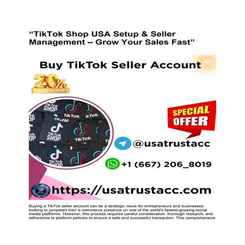 “USA TikTok Seller Account Support & Shop Onboarding Services”.docx