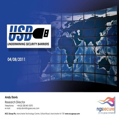 USB: Undermining Security Barriers