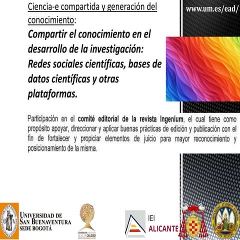 Usb 2 compartir el conocimiento en su desarrollo