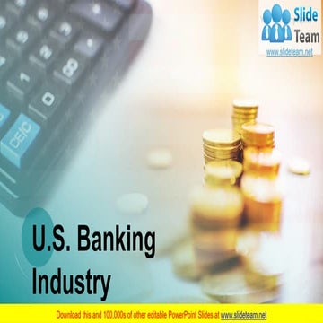 Us Banking Industry PowerPoint Presentation Slides 