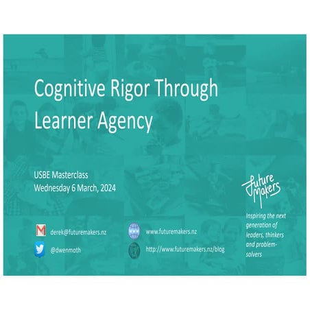 Agency By Design Masterclass - USBE, March24