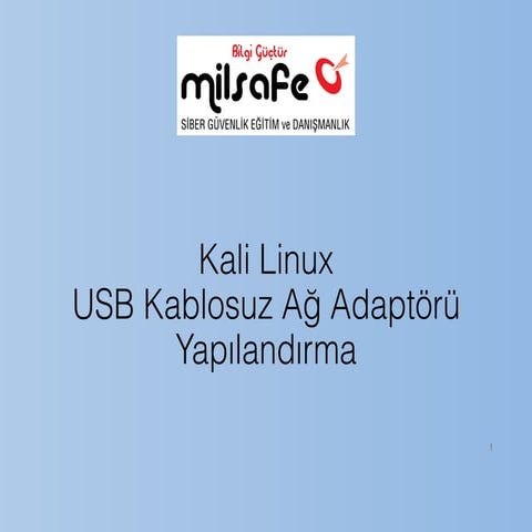 USB Kablosuz Ağ Adaptörü