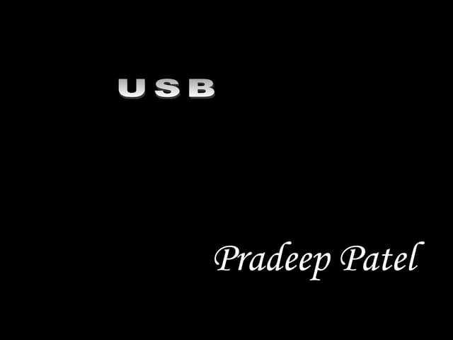 Usb Overview