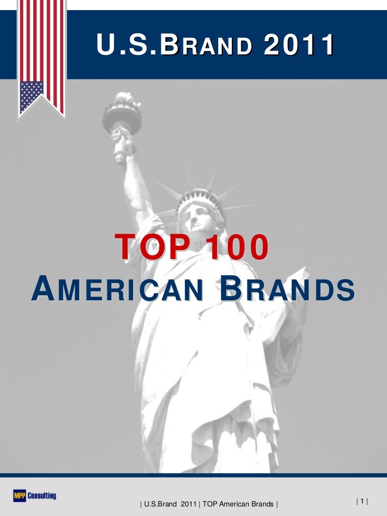 U.S.Brand 2011 TOP 100 American Brands