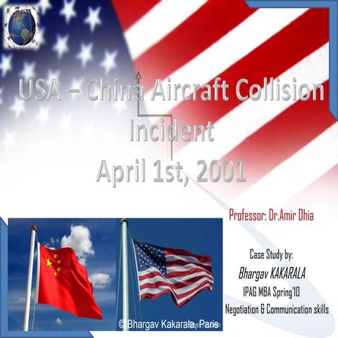 U.S.-China Aircraft Collision Incident